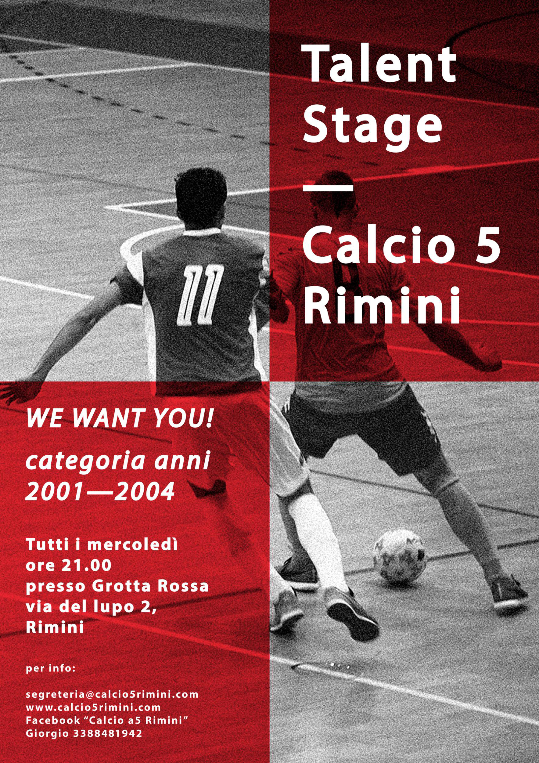 Talent Stage! Calcio a 5 Rimini in cerca di talenti
