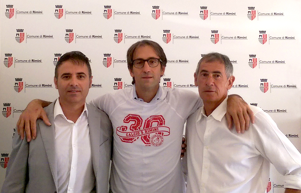 CALCIO A 5 RIMINI IN COMUNE DALL'ASSESSORE BRASINI. SABATO L'ATTESO DEBUTTO IN CAMPIONATO