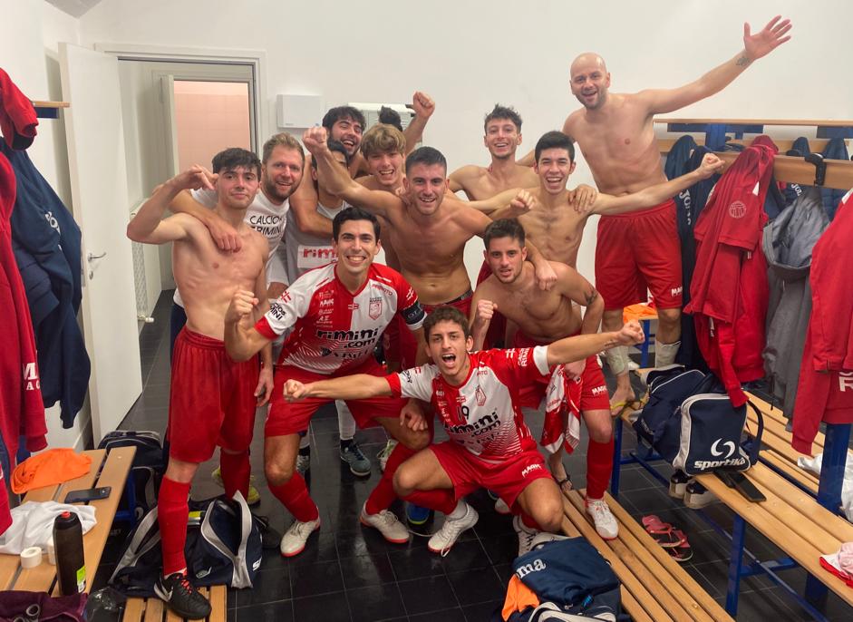 Il Rimini c’è! Vittoria allo scadere grazie a Gasperoni: con il Baraccaluga è 3-2