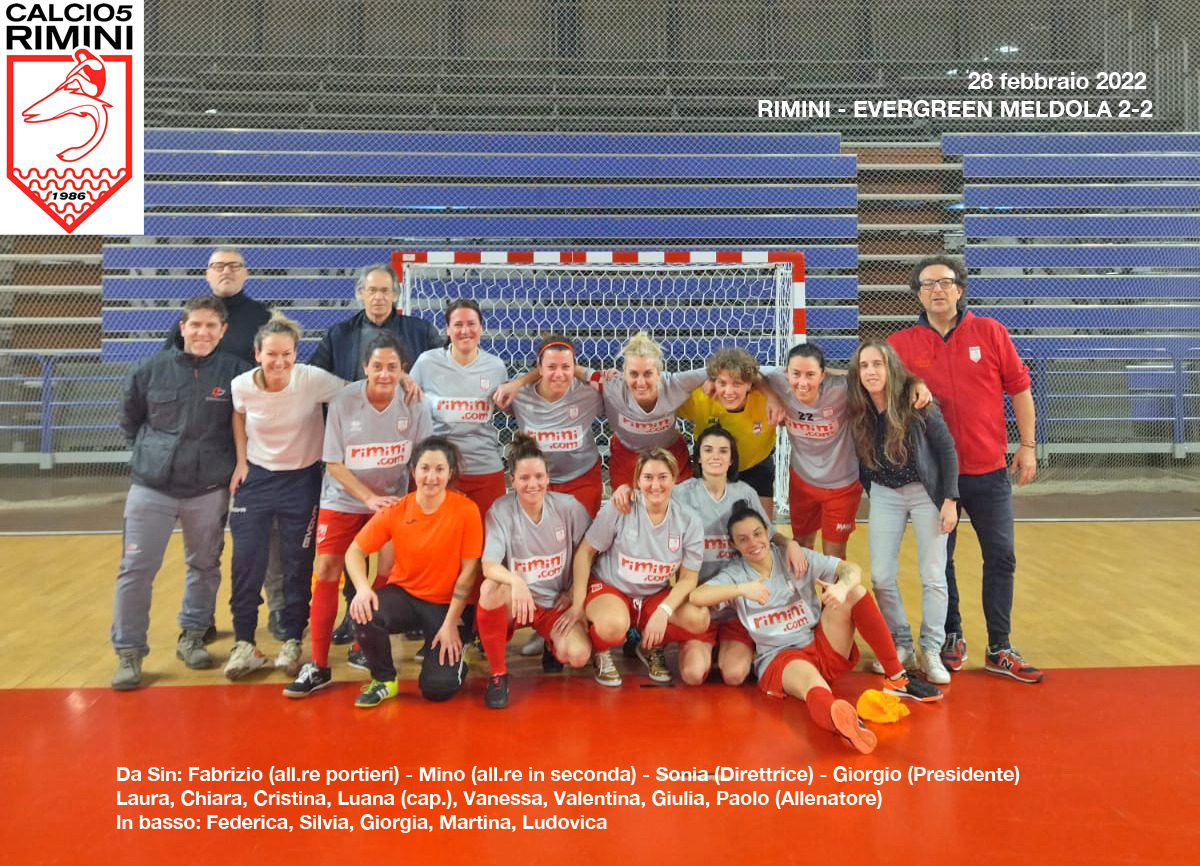 Una grande Rimini femminile sfiora l’impresa: contro l’Evergreen finisce 2-2