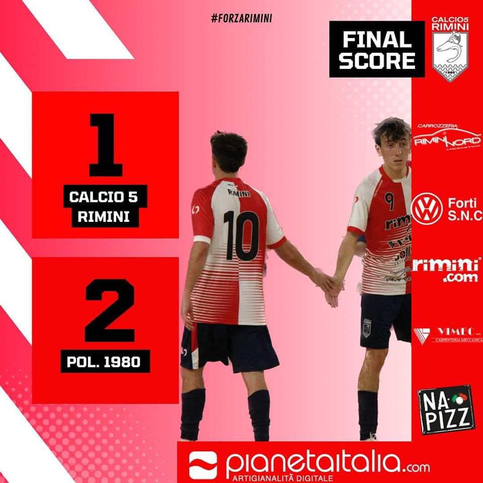 Il Rimini.com cade al Flaminio (1-2 contro la Polisportiva 1980)