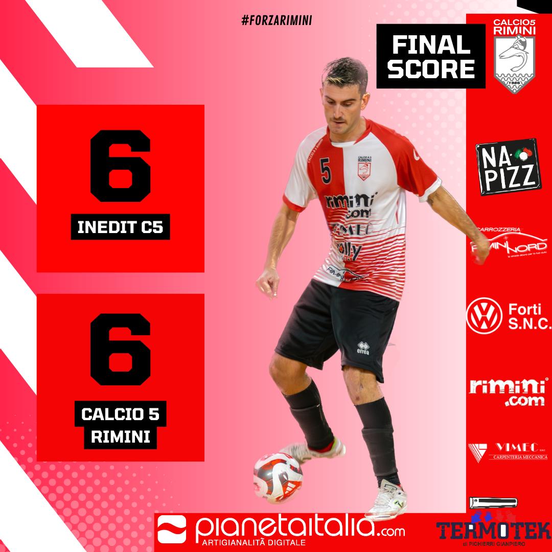 La cinquina di Muratori non basta (6-6 con l'Inedit)