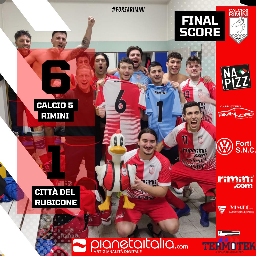 Rimini.com: set e match contro il CDR (6-1)