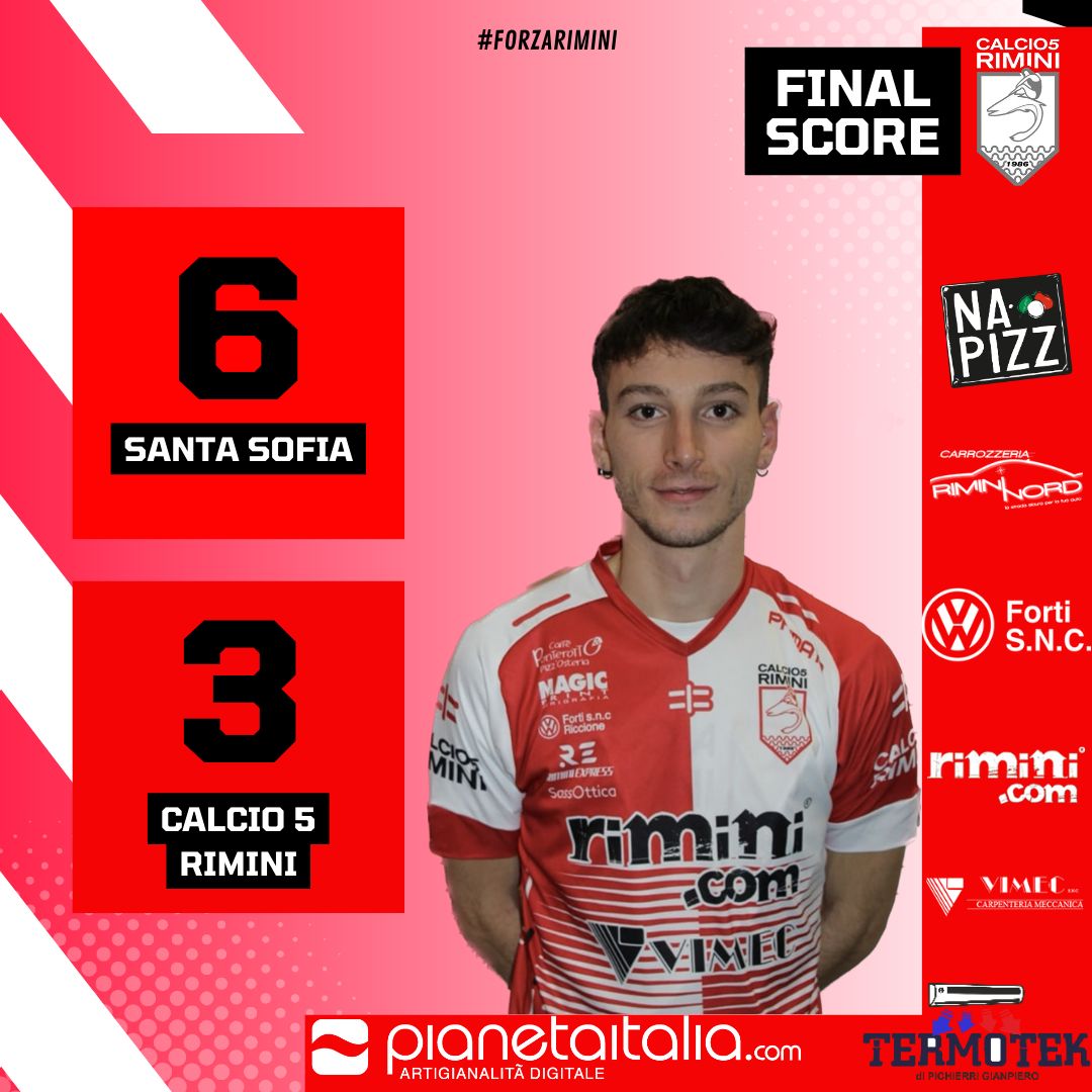 Rimini.com ko a Santa Sofia (6-3)