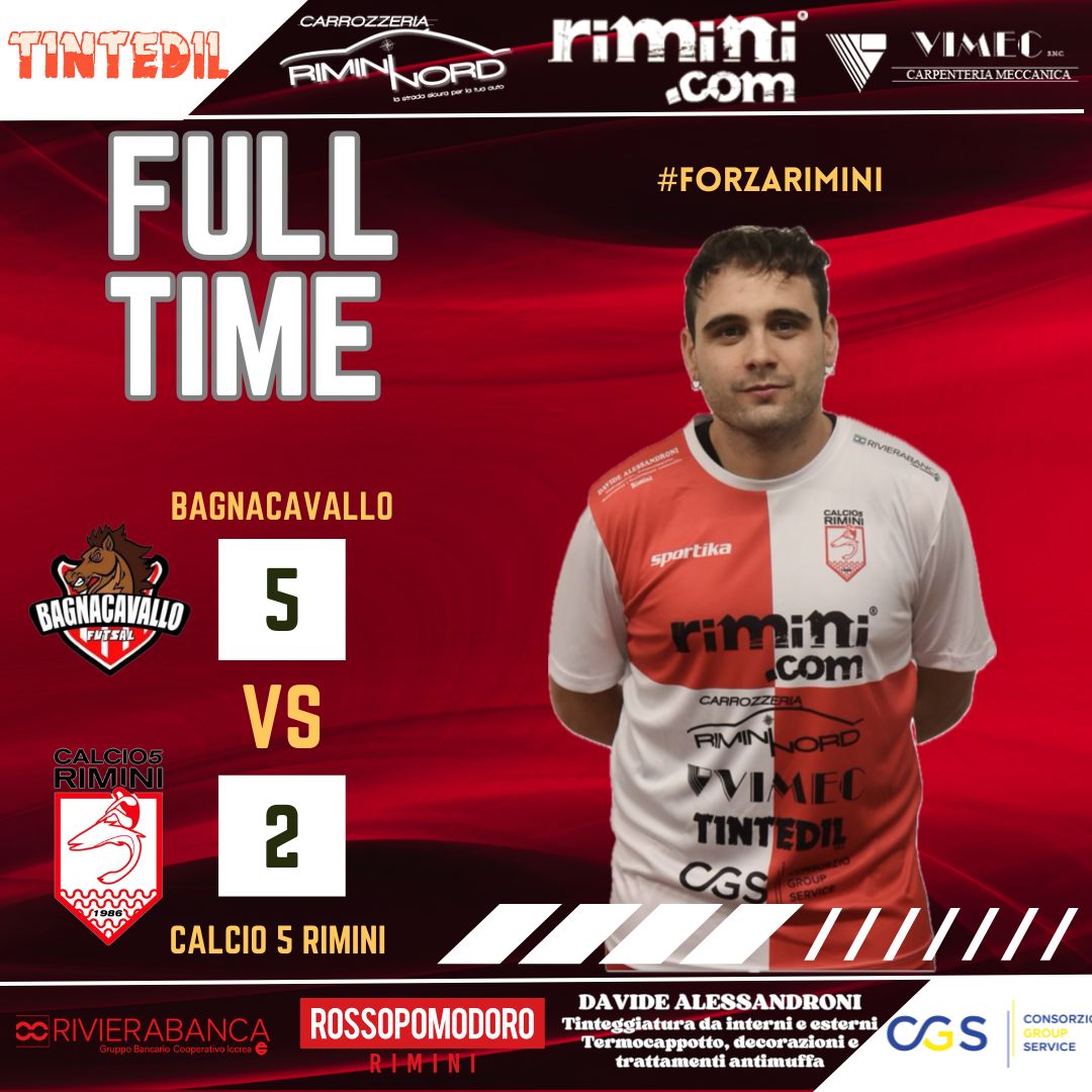 Il Rimini.com si ferma a Bagnacavallo (5-2)
