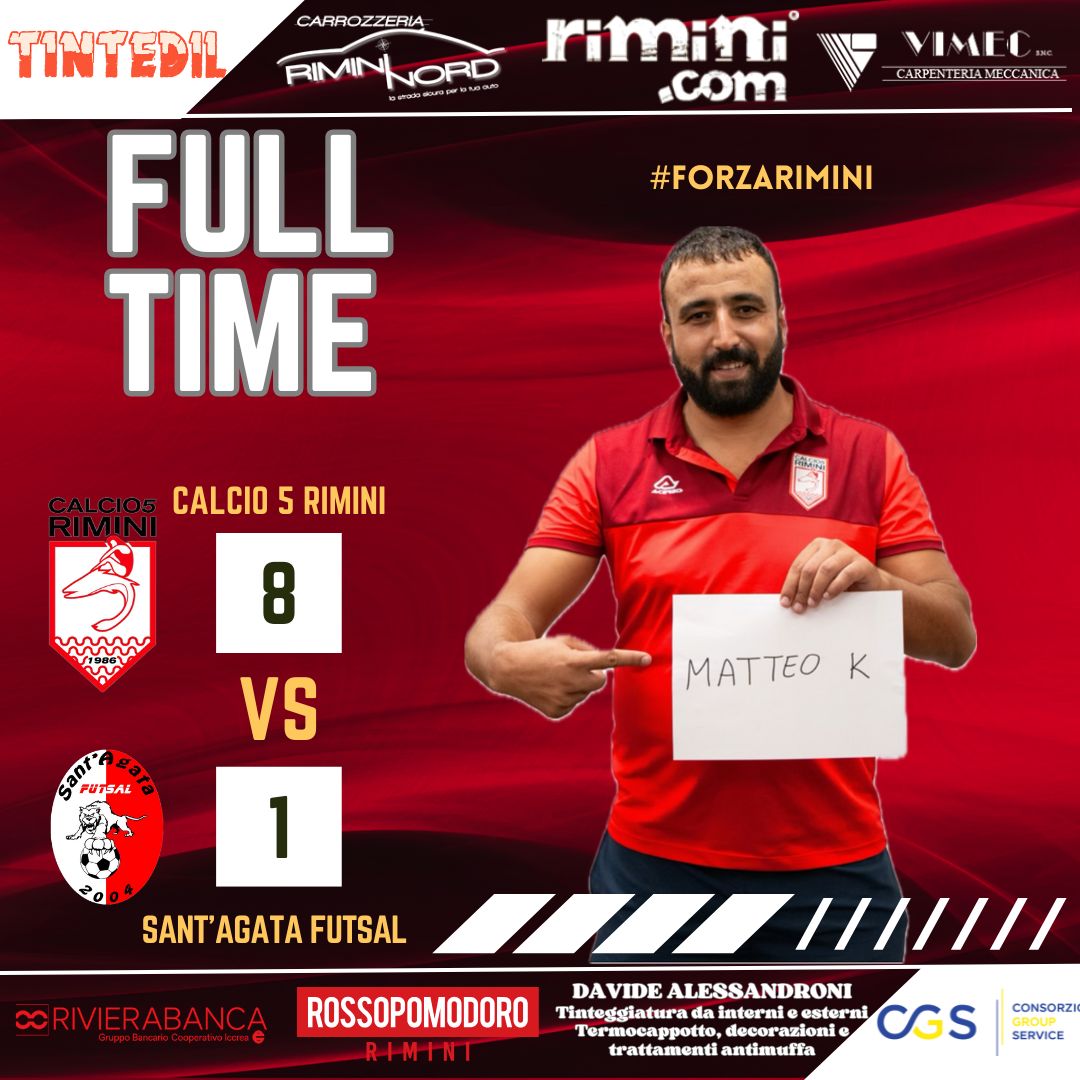 Rimini.com sull'ottovolante! (8-1 al Sant'Agata)