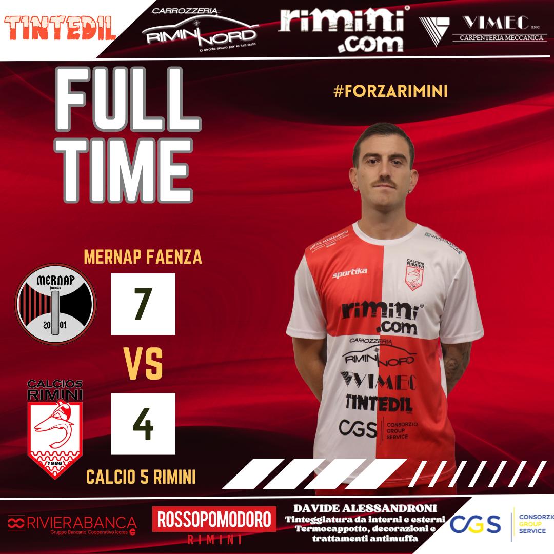 Rimini.com ribaltato a Faenza (da 0-4 a 7-4)