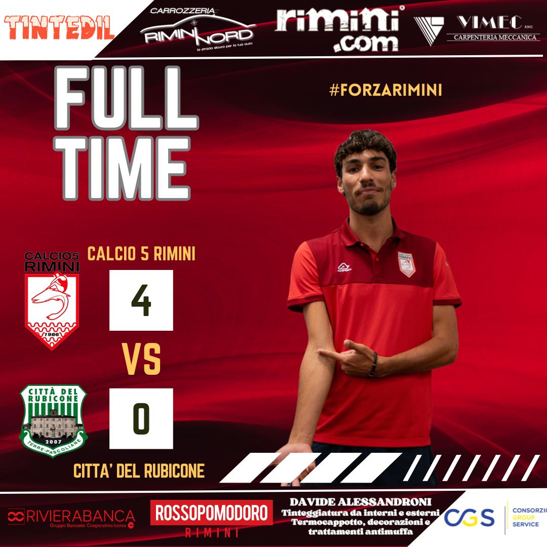 Gabrielli fa tris e il Rimini.com poker! (4-0 al CDR)