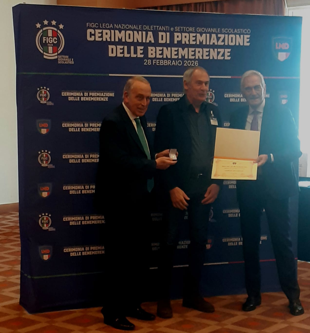 La FIGC premia Mulazzani e con lui tutto il Calcio a Cinque Rimini 