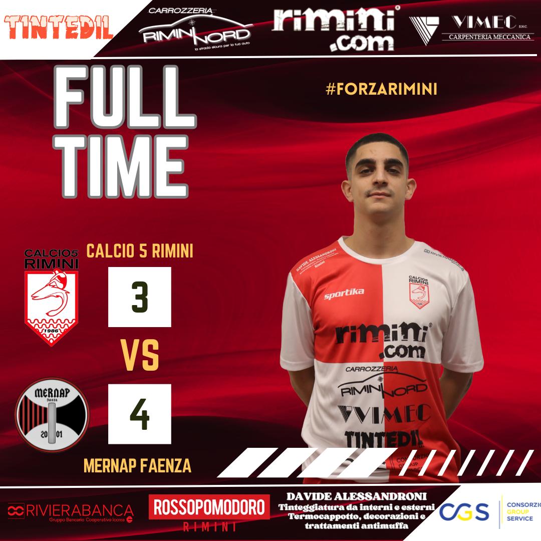 Lo scontro diretto va alla Mernap (4-3 al Rimini.com)