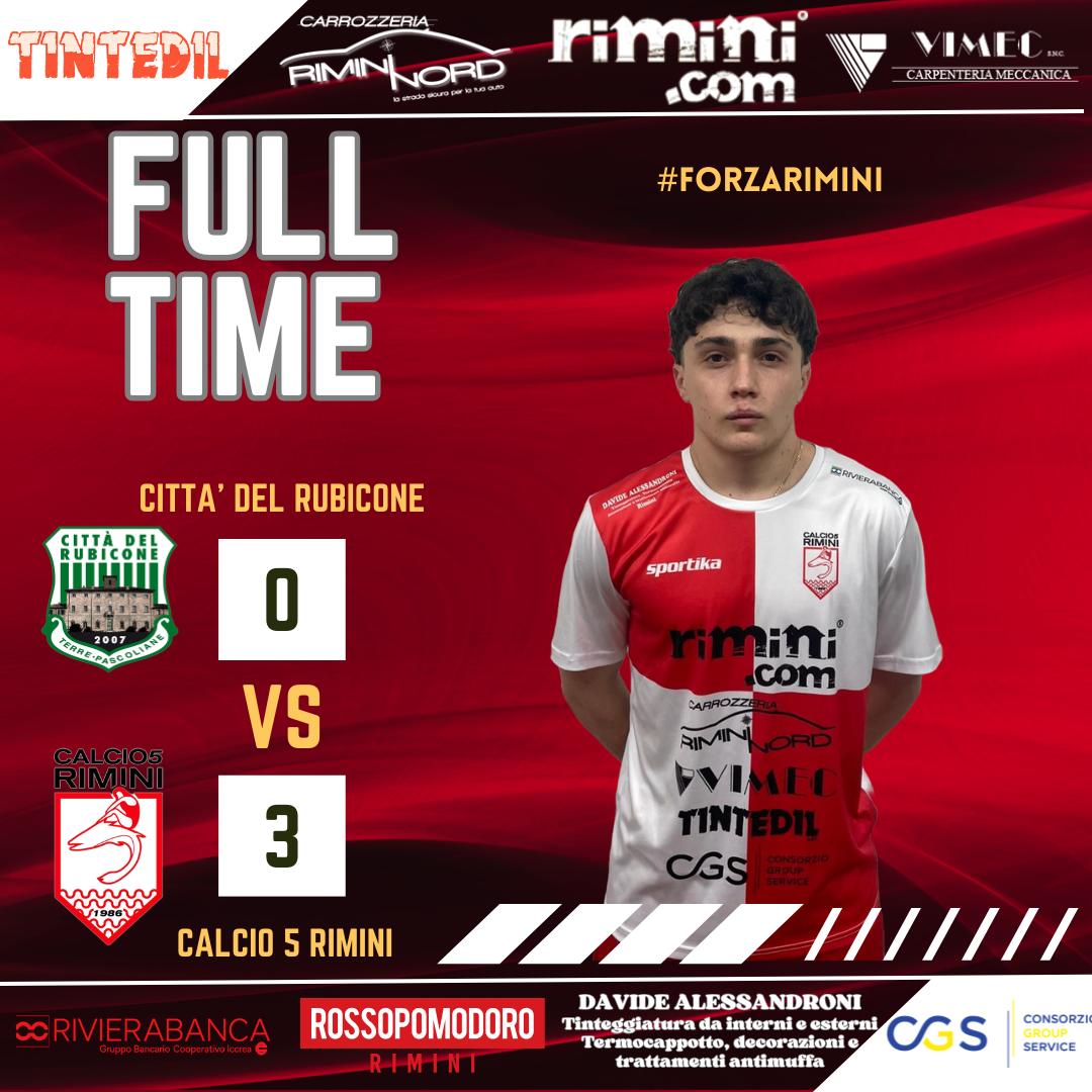 Rimini.com vincente (3-0 al CDR) ma fuori dai playoff