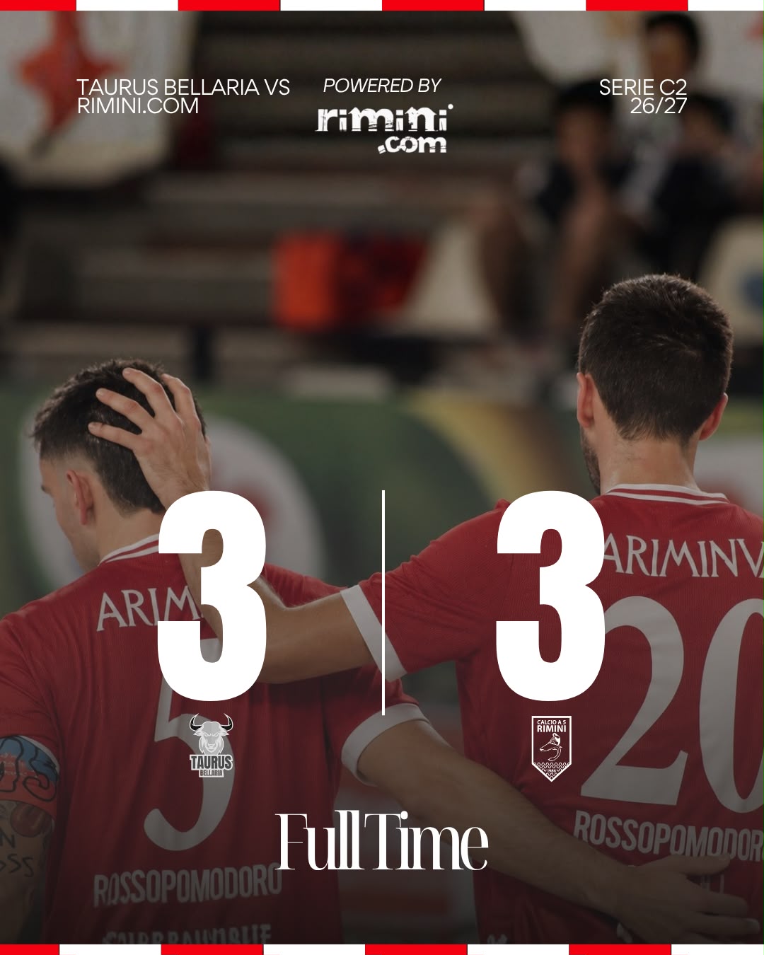 Lari salva il Rimini.com dall'incornata (3-3 col Taurus)