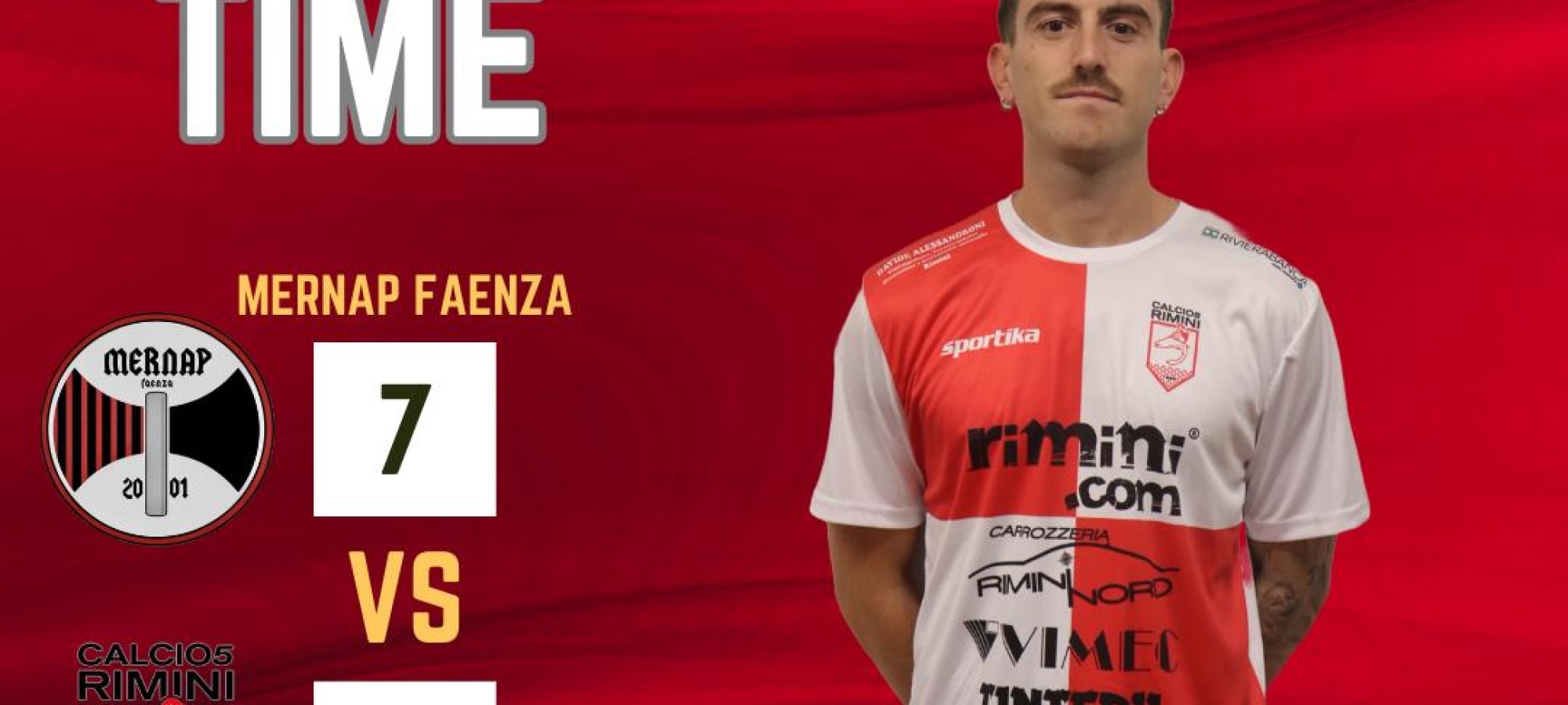 Rimini.com ribaltato a Faenza (da 0-4 a 7-4)