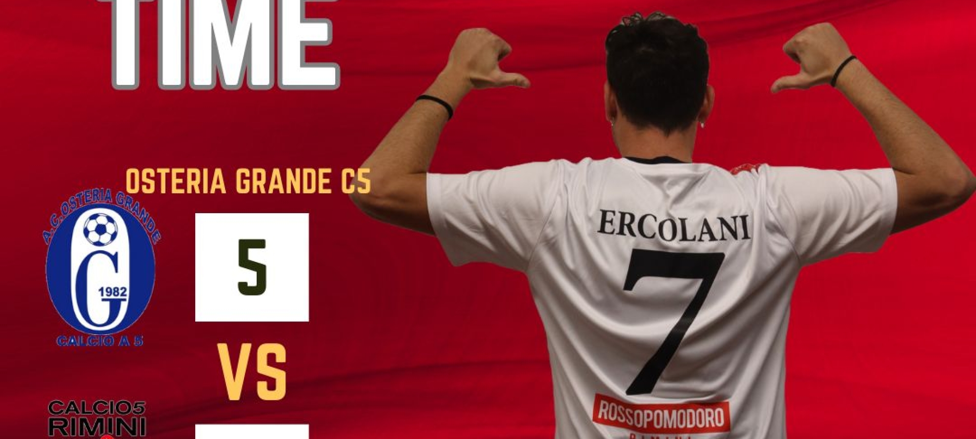 Stavolta la rimonta è biancorossa: da 1-4 a 7-5 a Osteria Grande 