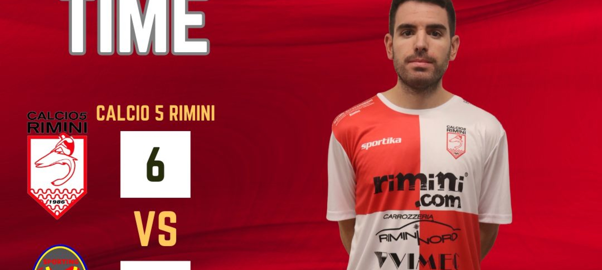 Il Rimini.com batte lo Sporting Valsanterno (6-2) e riacciuffa il quinto posto