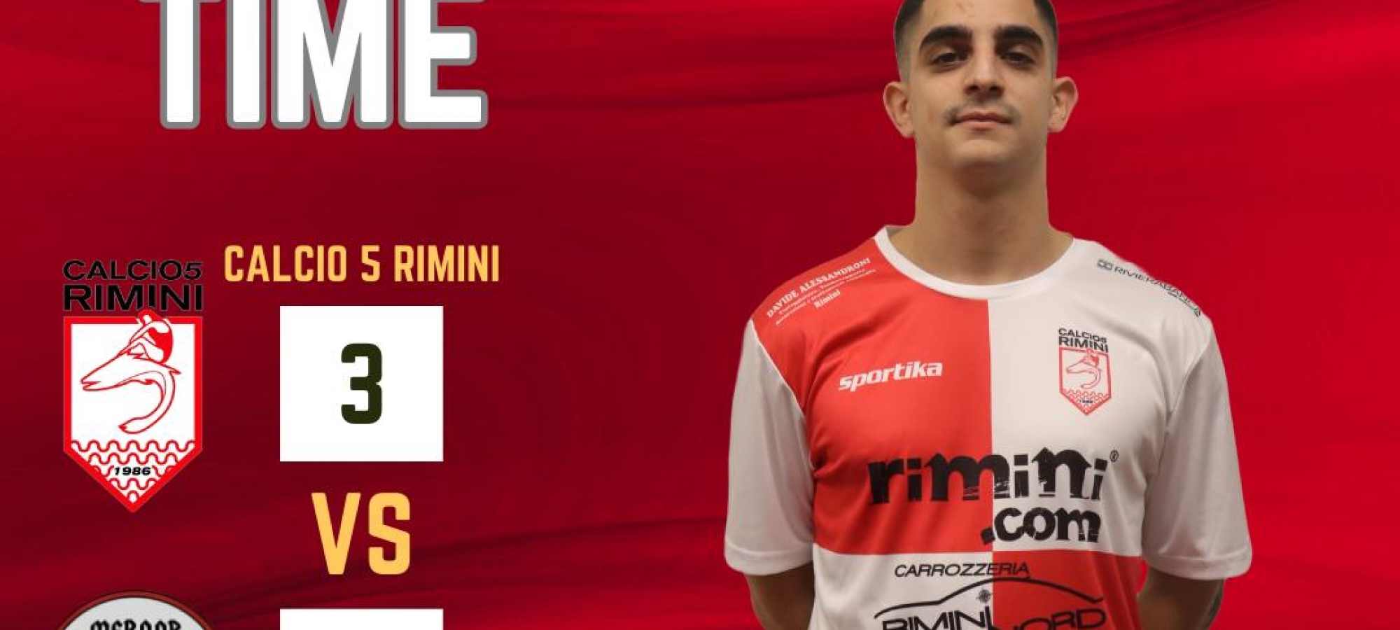 Lo scontro diretto va alla Mernap (4-3 al Rimini.com)