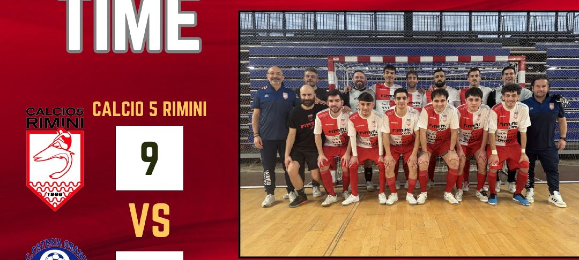 Il Rimini.com chiude in bellezza (9-3 all'Osteria Grande)