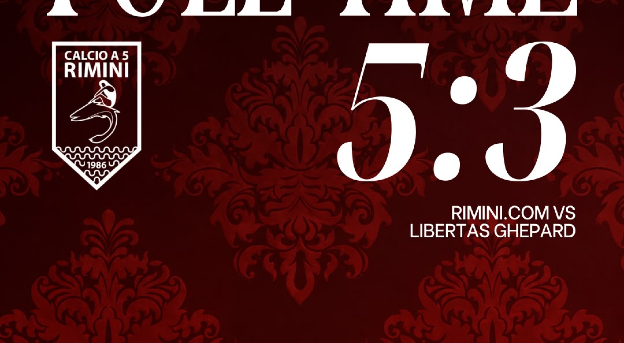 Rimonta vincente dell'under 19 (5-3 alla Libertas Ghepard)